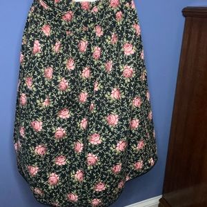 Unbranded Vtg Flower and Vine Pattern Skirt